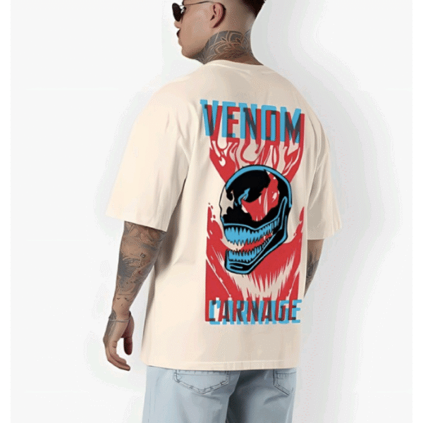 venom Marvel printed oversized